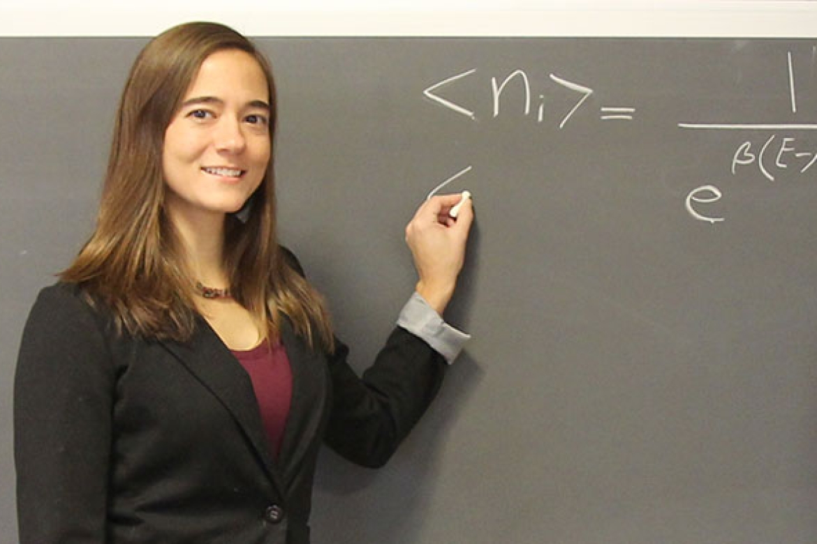 Katherine Aidala is professor of physics at Mount Holyoke College. 