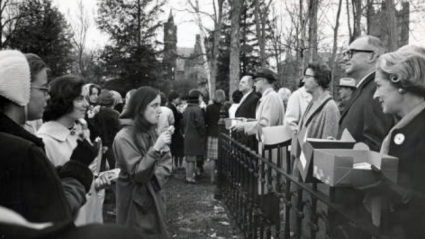 Students and trustees, Founder’s Day 1964