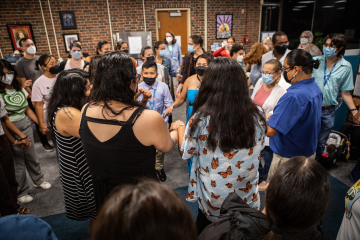 The Mount Holyoke College community celebrated the opening and rededication of the new Zowie Banteah Cultural Center.