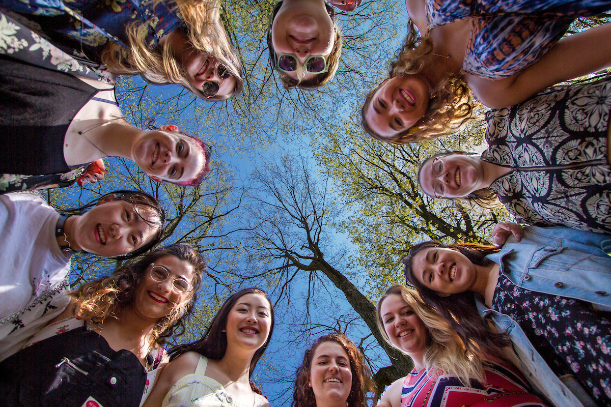 Students at Pangy Day, 2017