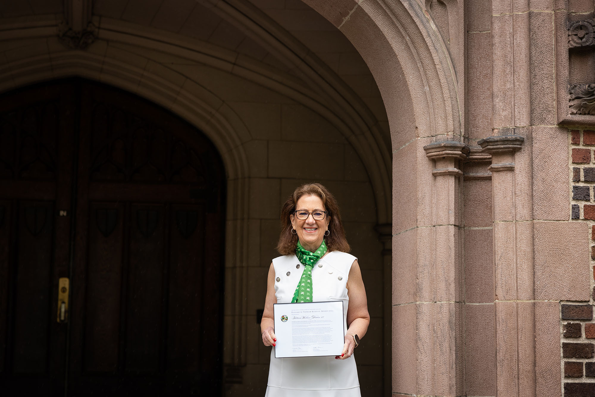 Patricia Holland Draves ’85 was honored at Reunion I on May 24, 2025.