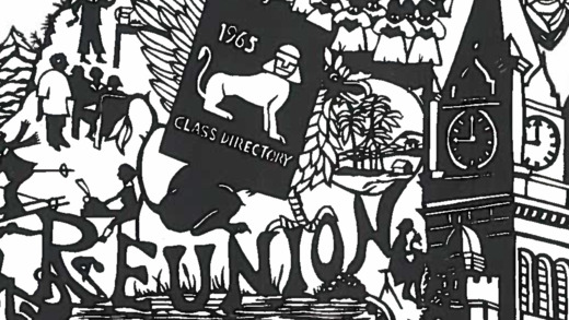 Detail from the reunion book of the class of ’65