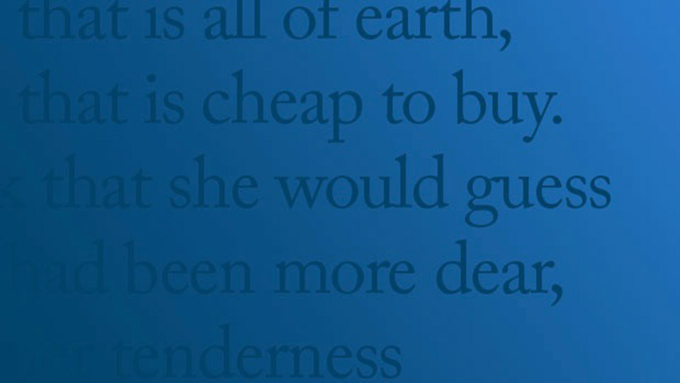 An excerpt from a poem by Kathryn Irene Glascock ’22, namesake of the Intercollegiate Poetry Competition