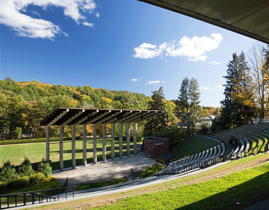 The ampitheater as seen from the top