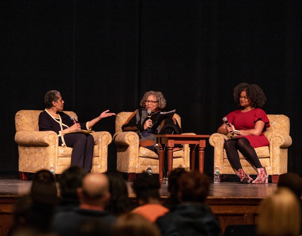 Panelists in discussion, BOOM 2019.