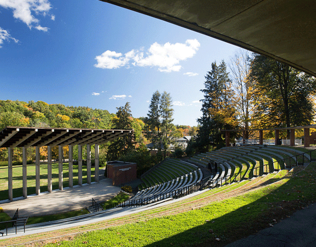 The ampitheater as seen from the top