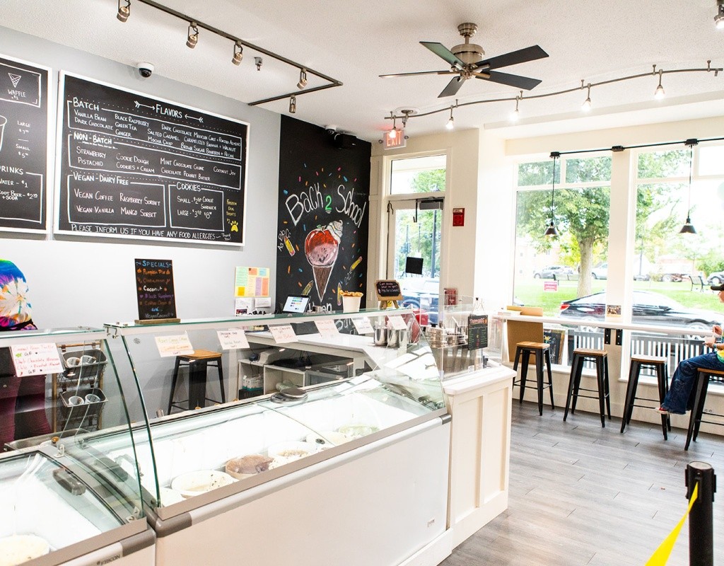 Batch Ice Cream in the Village Commons in South Hadley