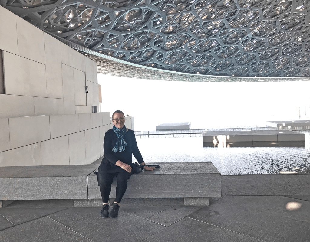 Interim President Tatum at the Louvre Abu Dhabi