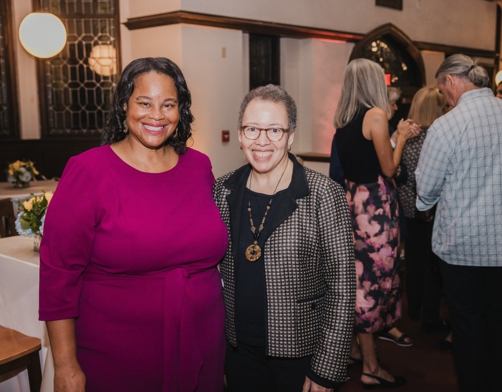 Danielle Holley (left) with Beverly Daniel Tatum (right)
