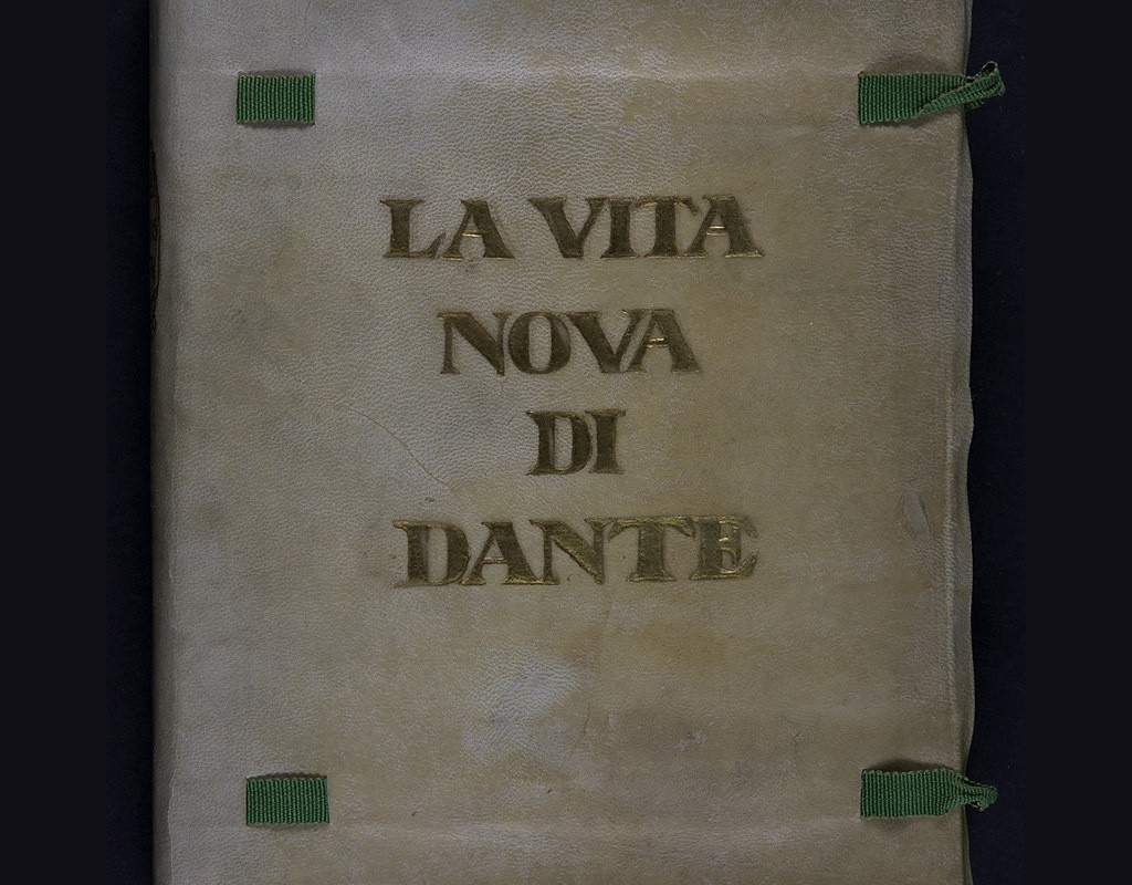 MHC Academic Departments Dante, La vita nova, Torino, STEN, 1911 (cover)