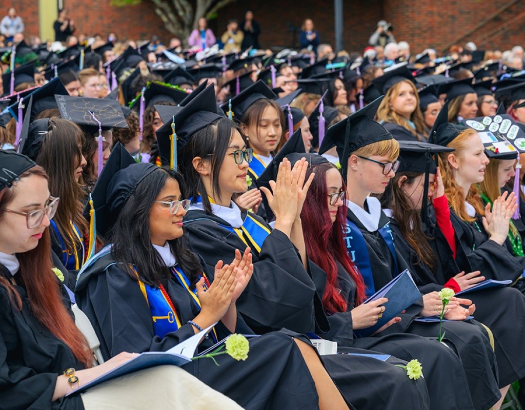Class of 2025 during Commencement