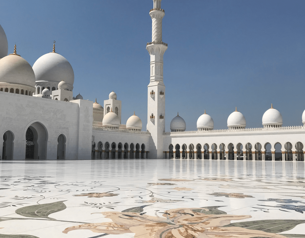 The Grand Mosque in Abu Dhabi