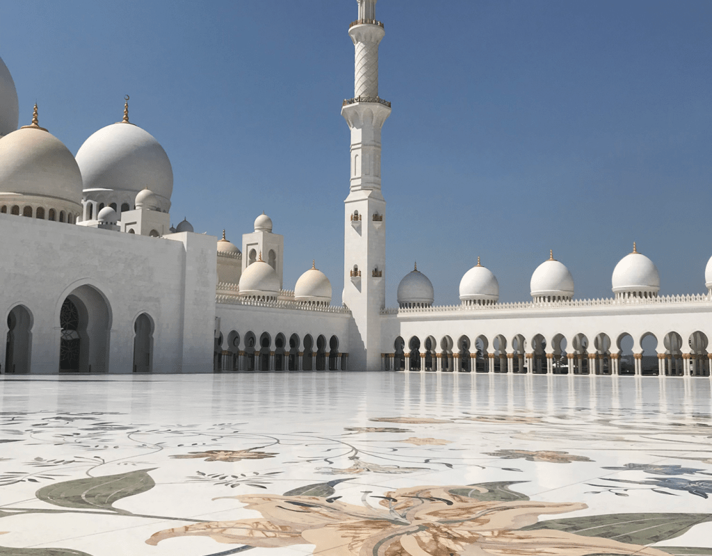The Grand Mosque in Abu Dhabi