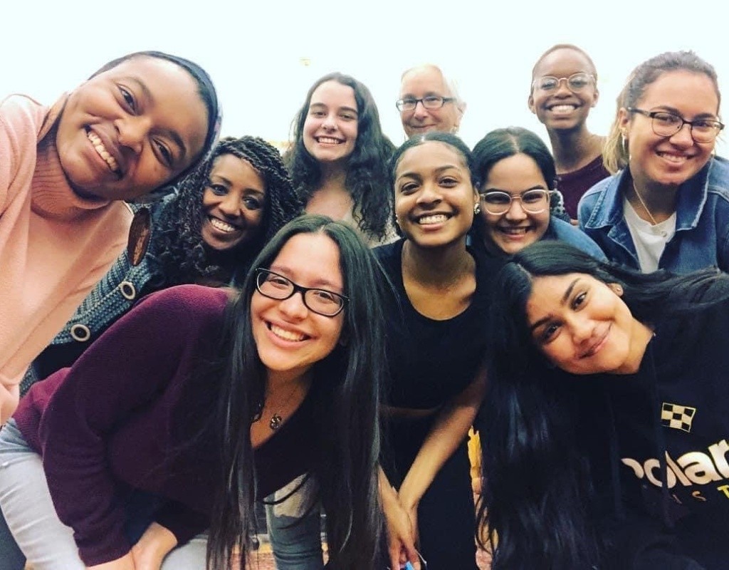 Posse scholars pose together for a selfie.