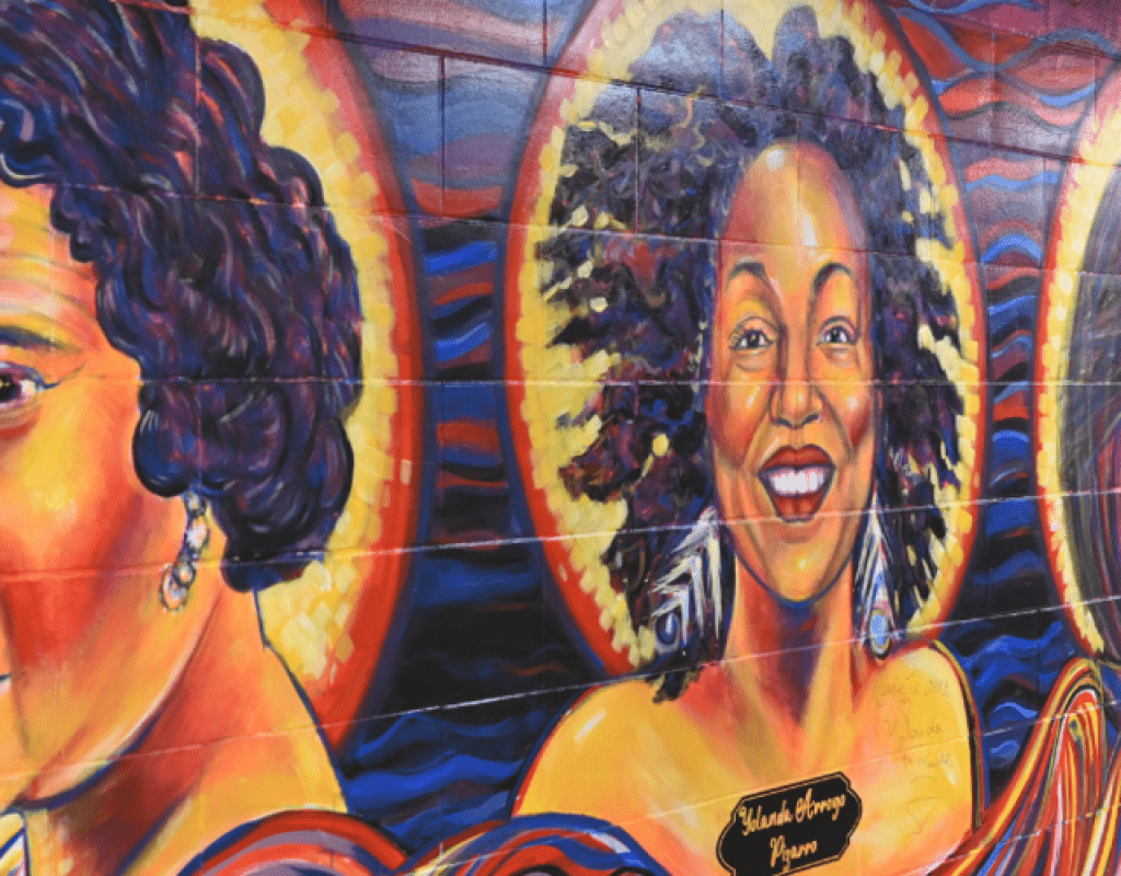 An image of empowerment greets students and staff daily at Lt. Clayre P. Sullivan Middle School, largely thanks to the efforts of one of the school’s teachers, Justin Griffin.