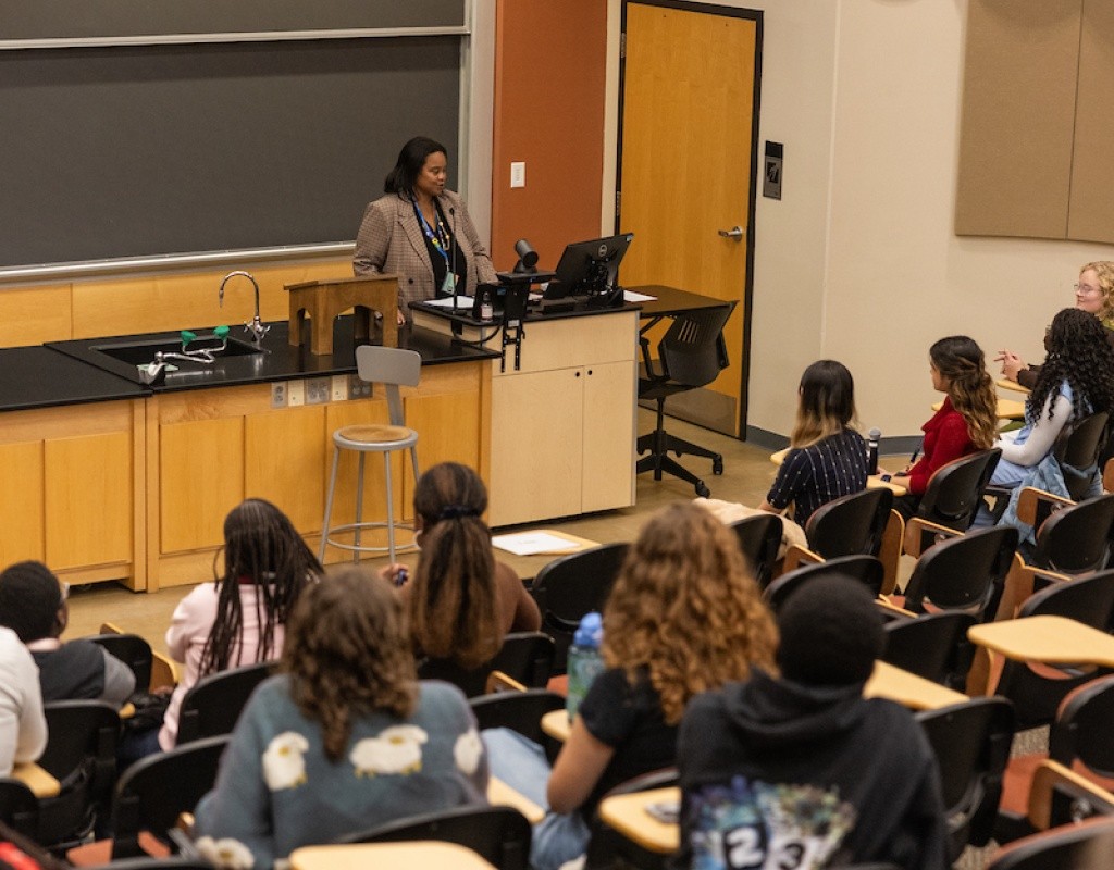 President Danielle R. Holley speaking at LEAP 2023