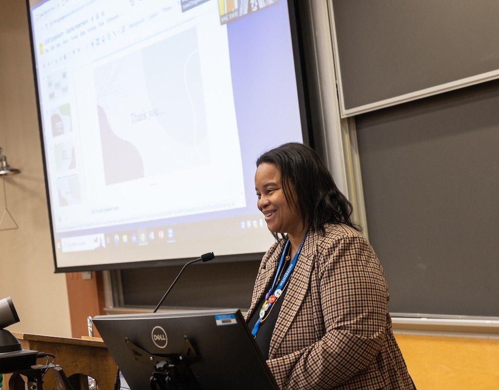 President Danielle R. Holley speaking at LEAP 2023