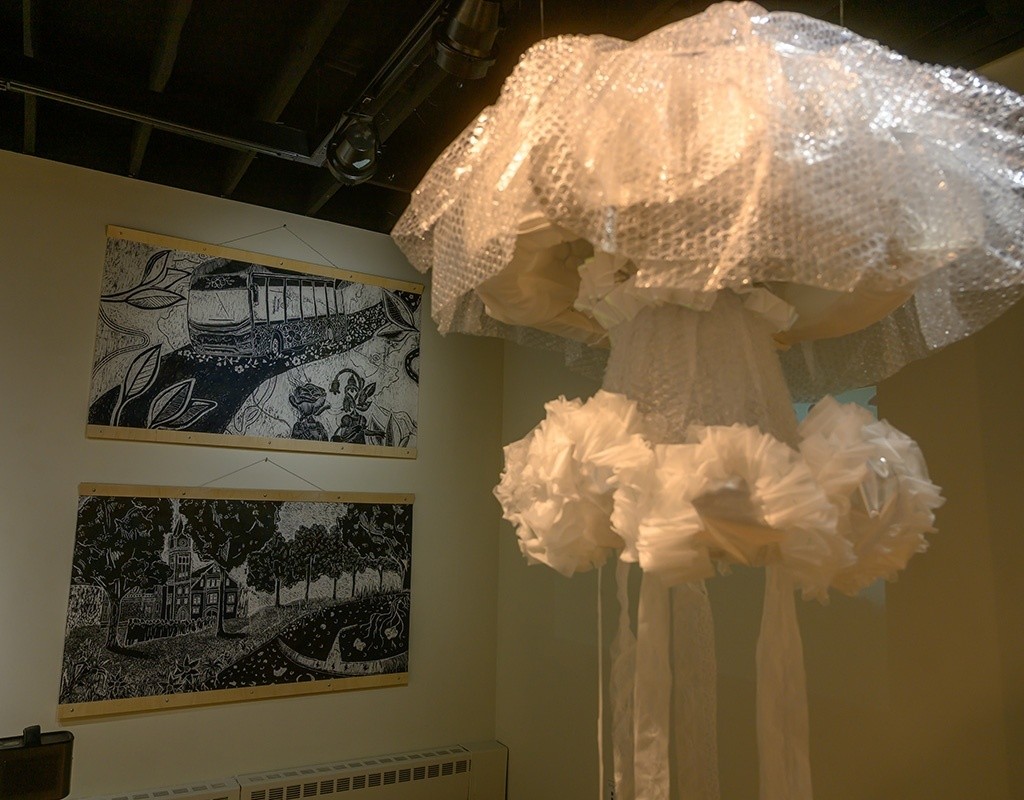 Gallery items: images on the wall at the Summit on Feminist Leadership in Climate Justice