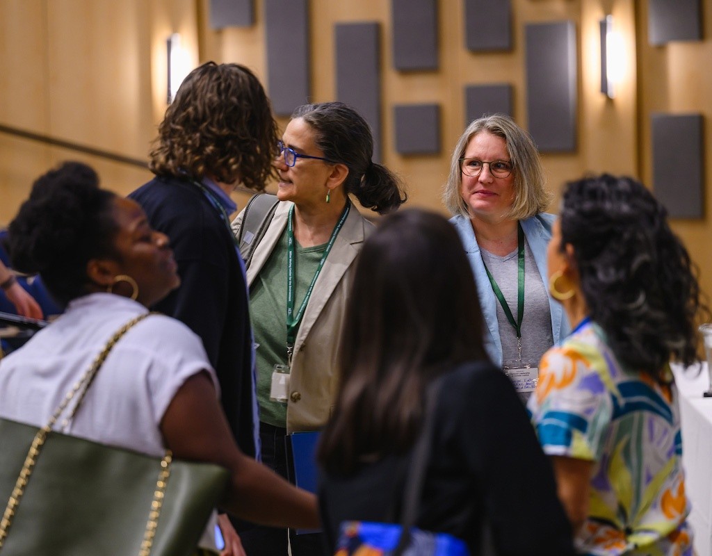 Group discussions at the Summit on Feminist Leadership in Climate Justice held at Mount Holyoke College on April 25, 2025.