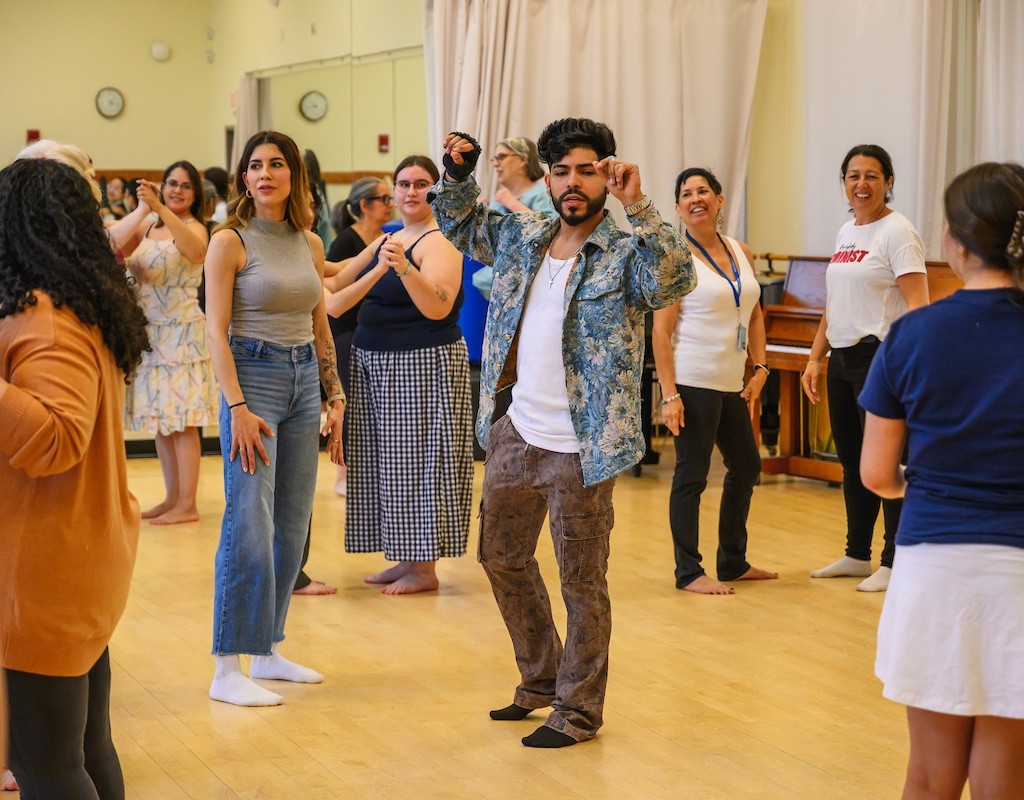 Latin dance during BOOM! 2025