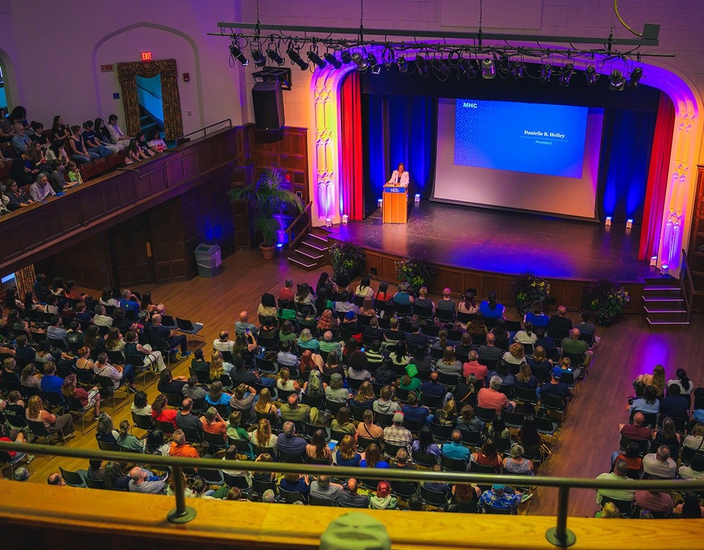 Mount Holyoke College New Student Orientation - Chapin Auditorium