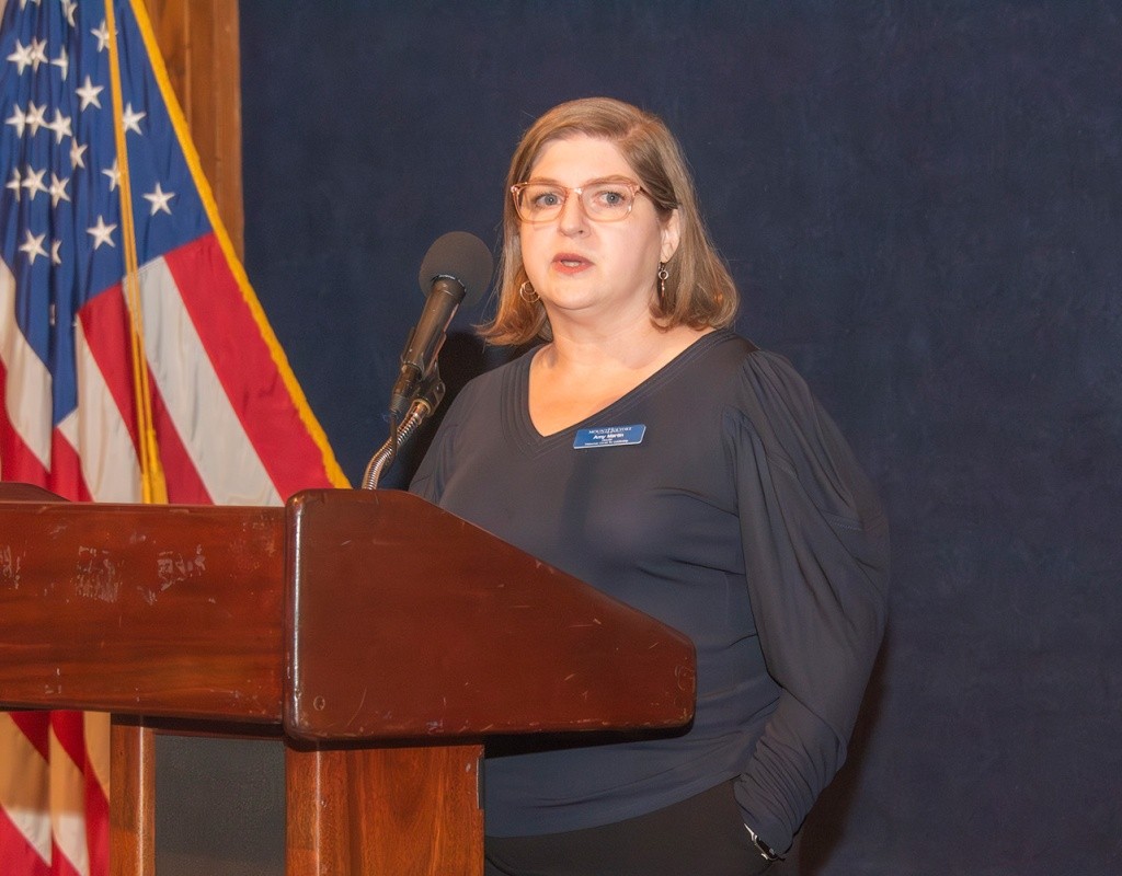 MHC in DC - Amy Martin at the podium