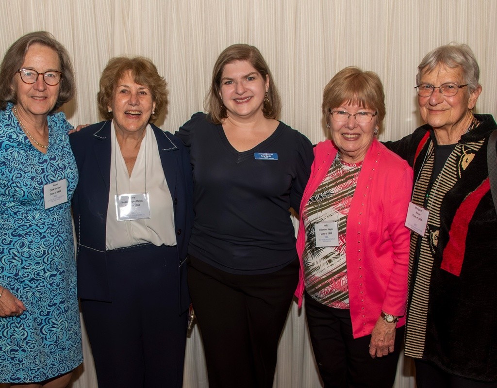 MHC in DC - Amy Martin with a group of alums