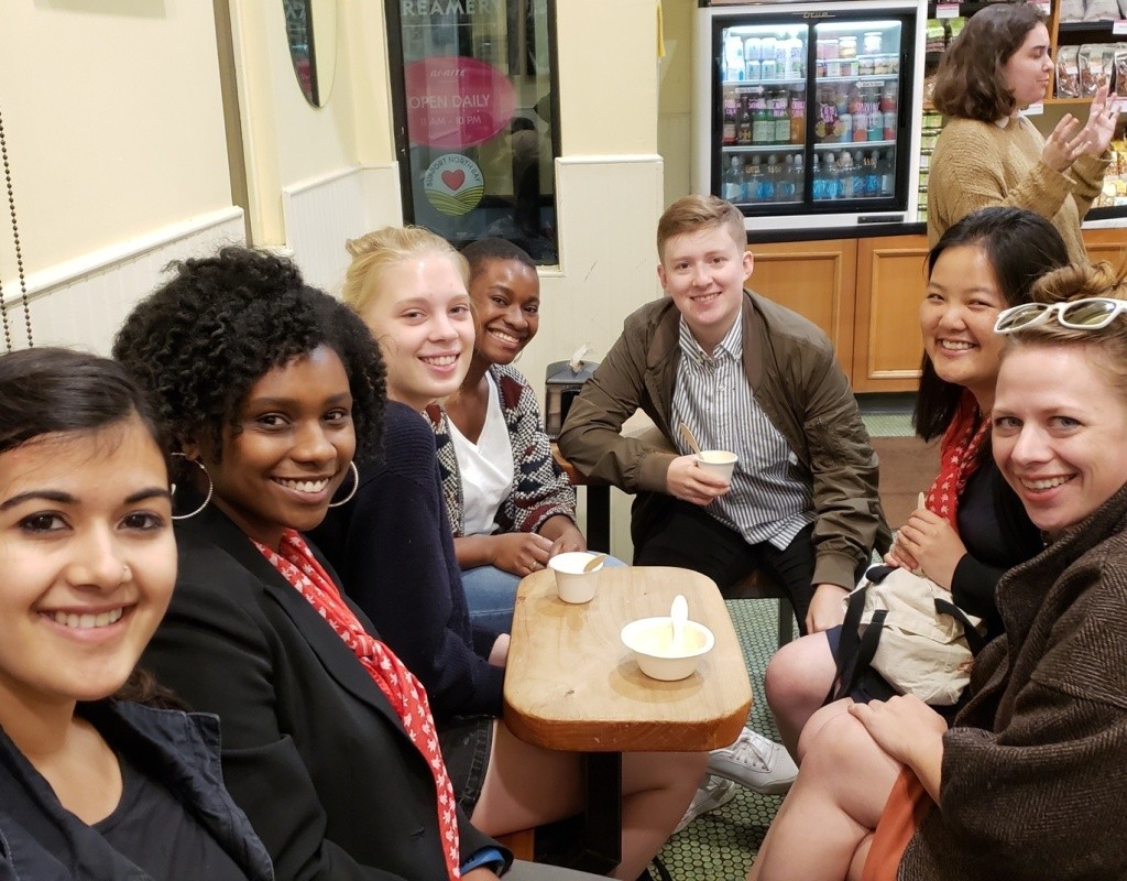 Alums celebrate Mountain Day in San Francisco, 2018.