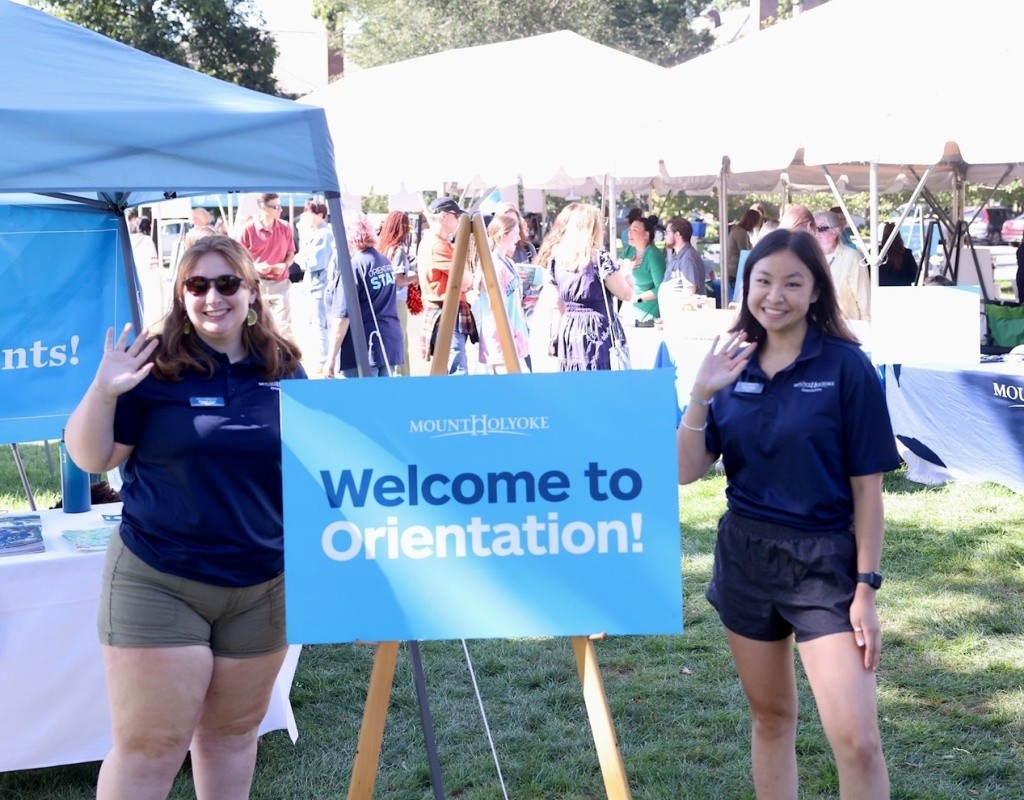 Welcome to Orientation sign