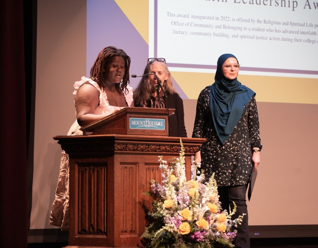 Presenting the Interfaith Leadership Award