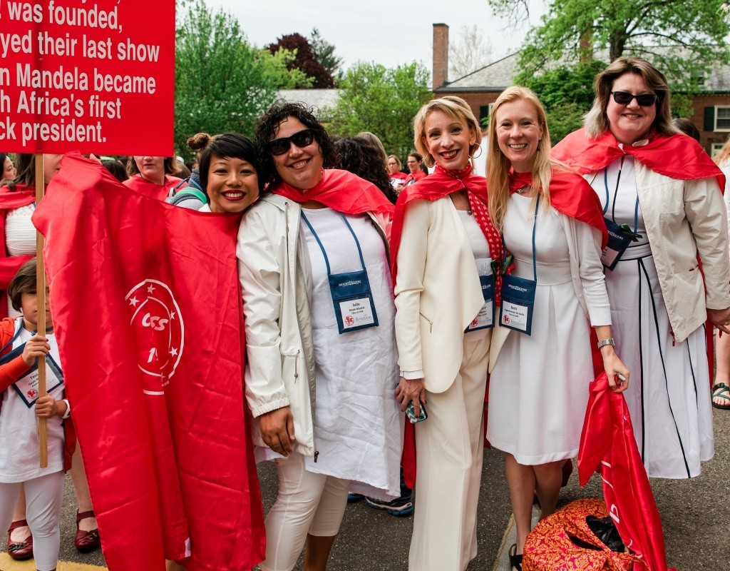 A red pegasus class enjoying the Laurel Parade