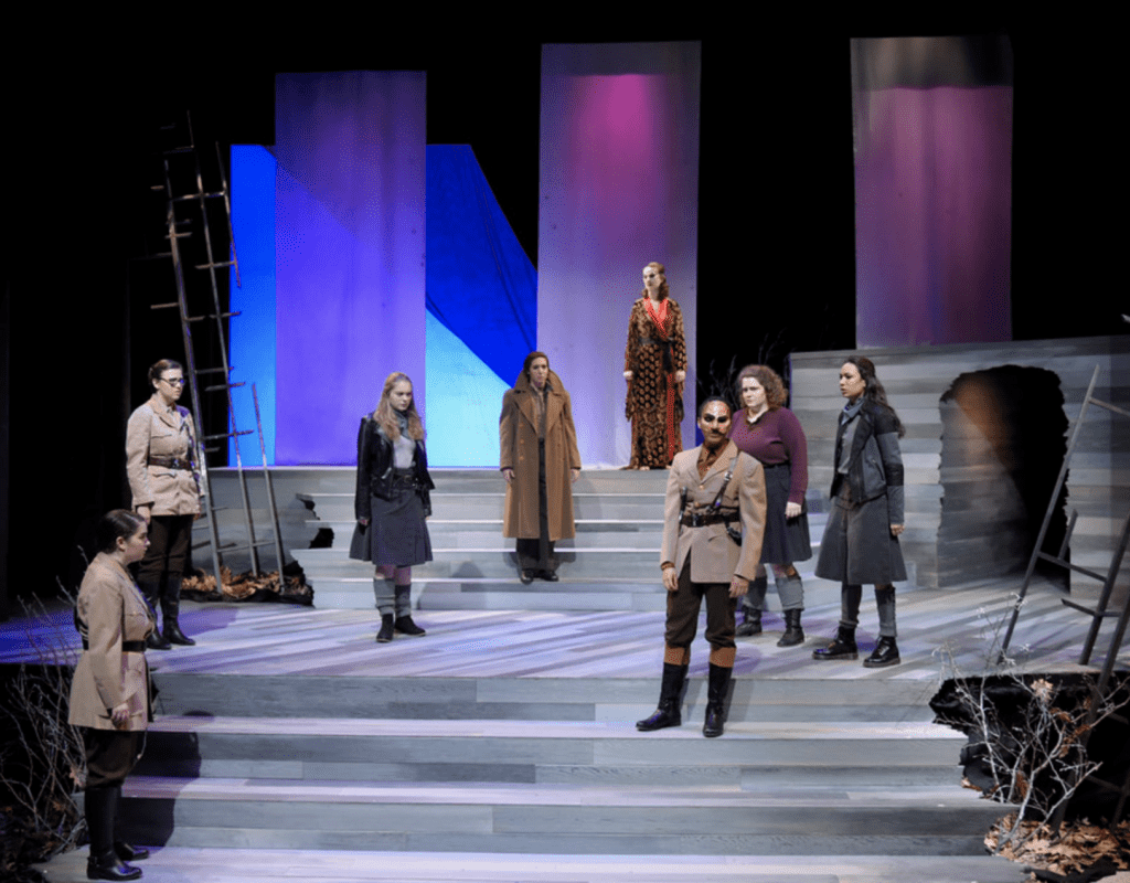 A scene from Macbeth in Rooke Theater