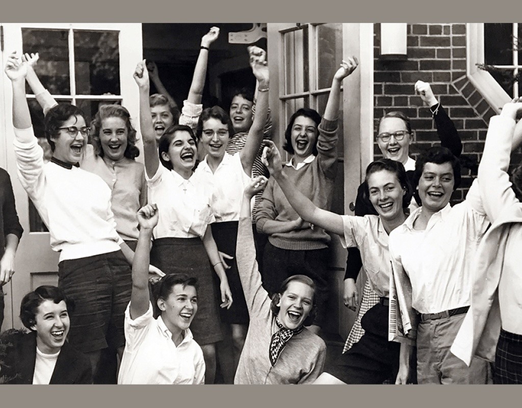 Mountain Day 1955 Cheers - Mount Holyoke College