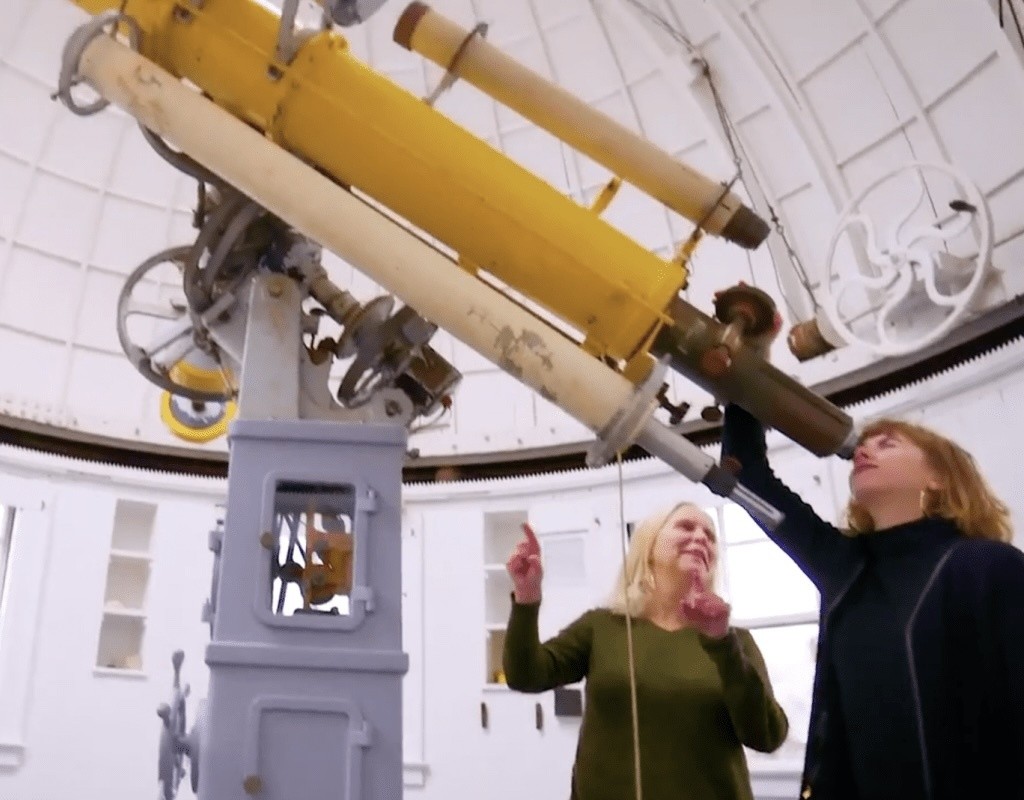 Eight Inch Alvan Clark Equatorial refractor telescope