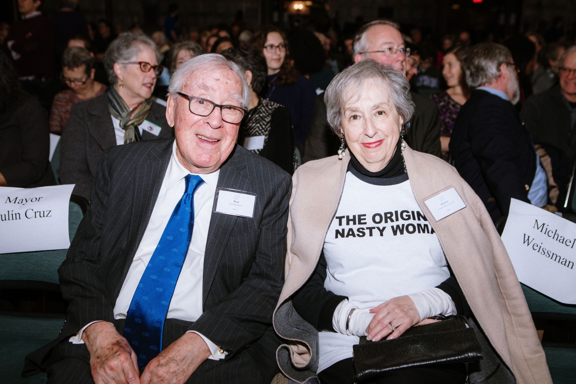 Paul and Harriet Weissman in 2019