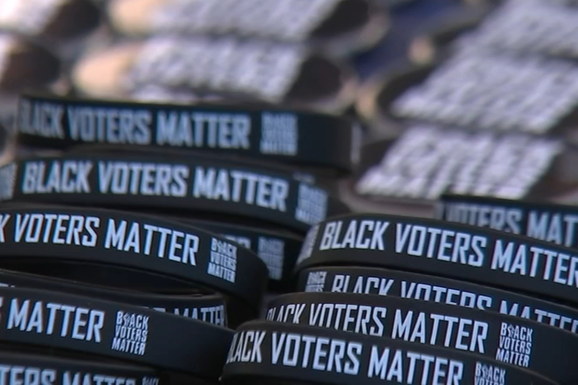 Black voters matter wristbands