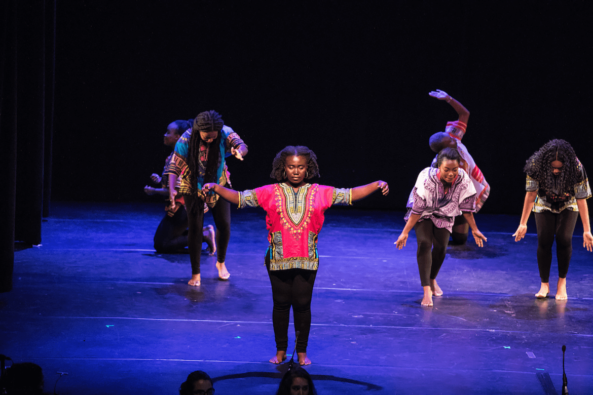 Students performing in the African Opera in 2018