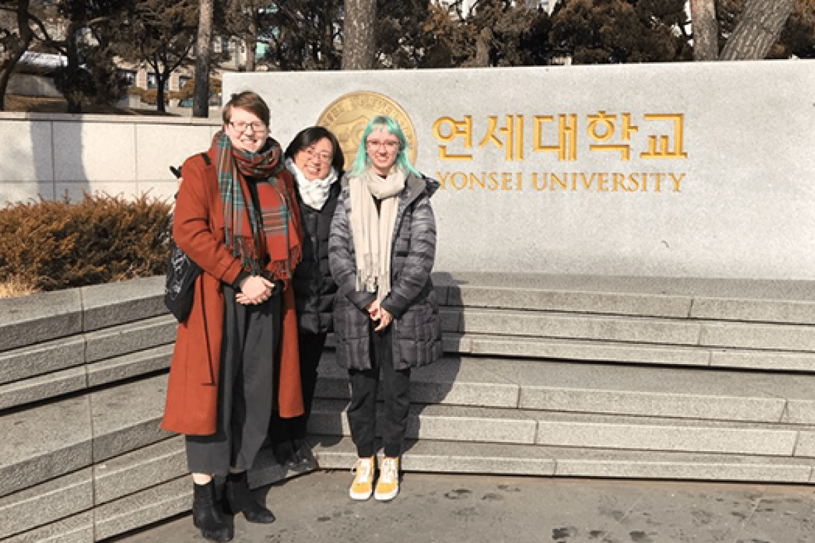South Korea Reflections at Yonsei University