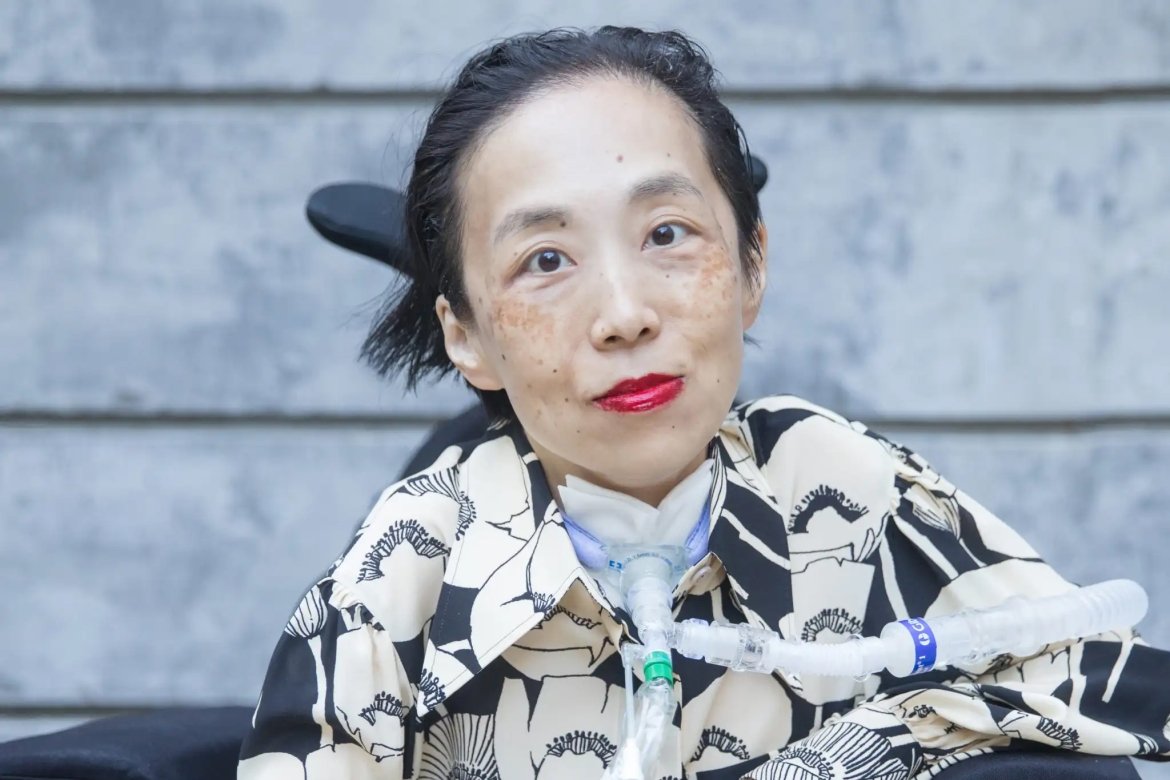 Alice Wong, the editor of “Disability Visability.” Photo credit: Eddie Hernandez