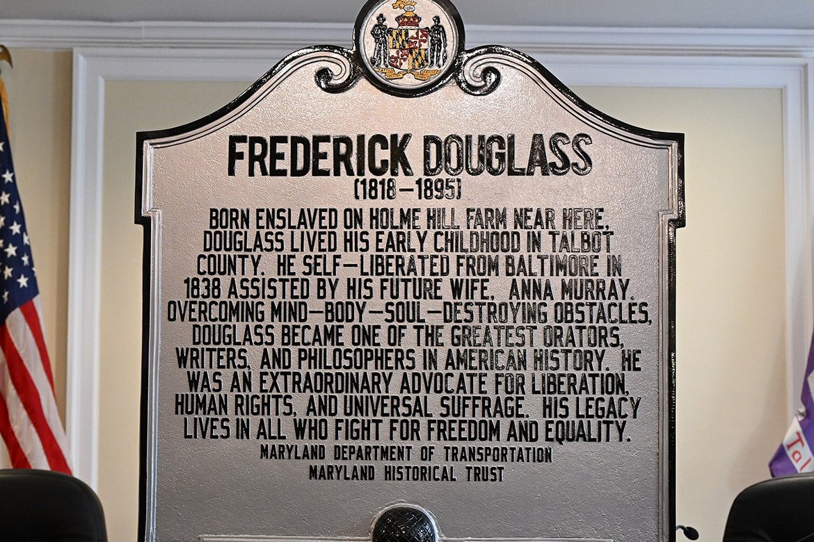 Frederick Douglass Historic Marker