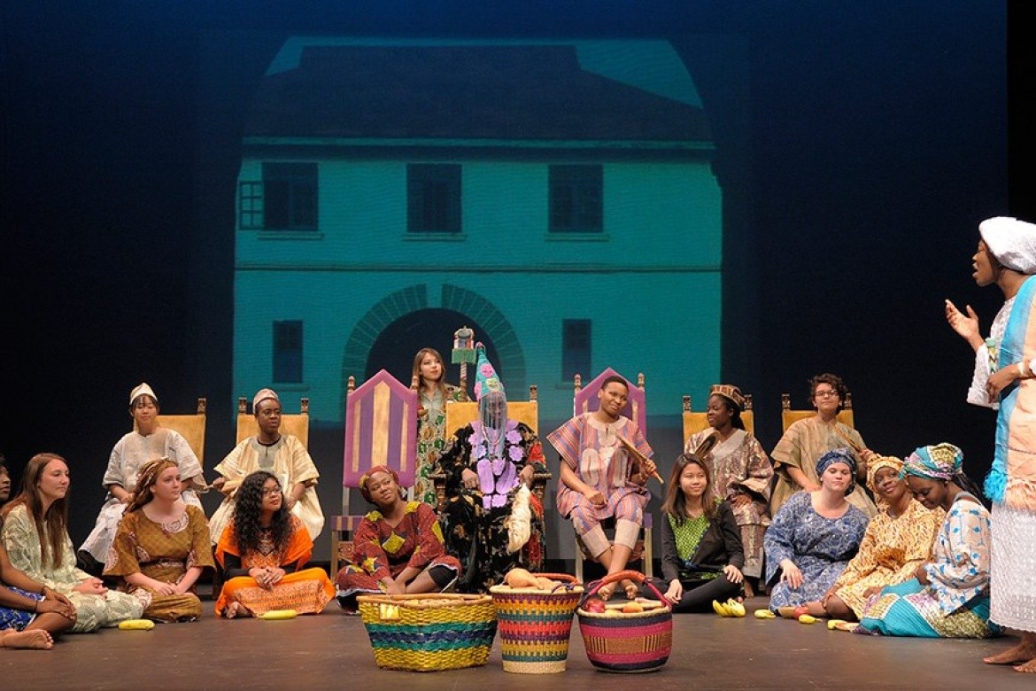 A scene from the African Opera “Queen Moremi“