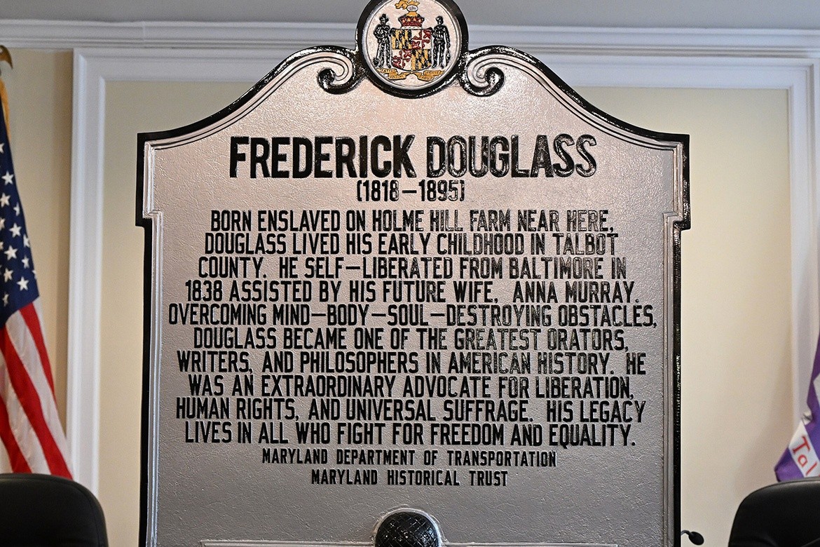 Frederick Douglass Historic Marker