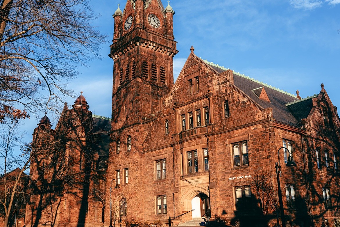Mary Lyon Hall, Winter '24, Photo by Max Wilhelm