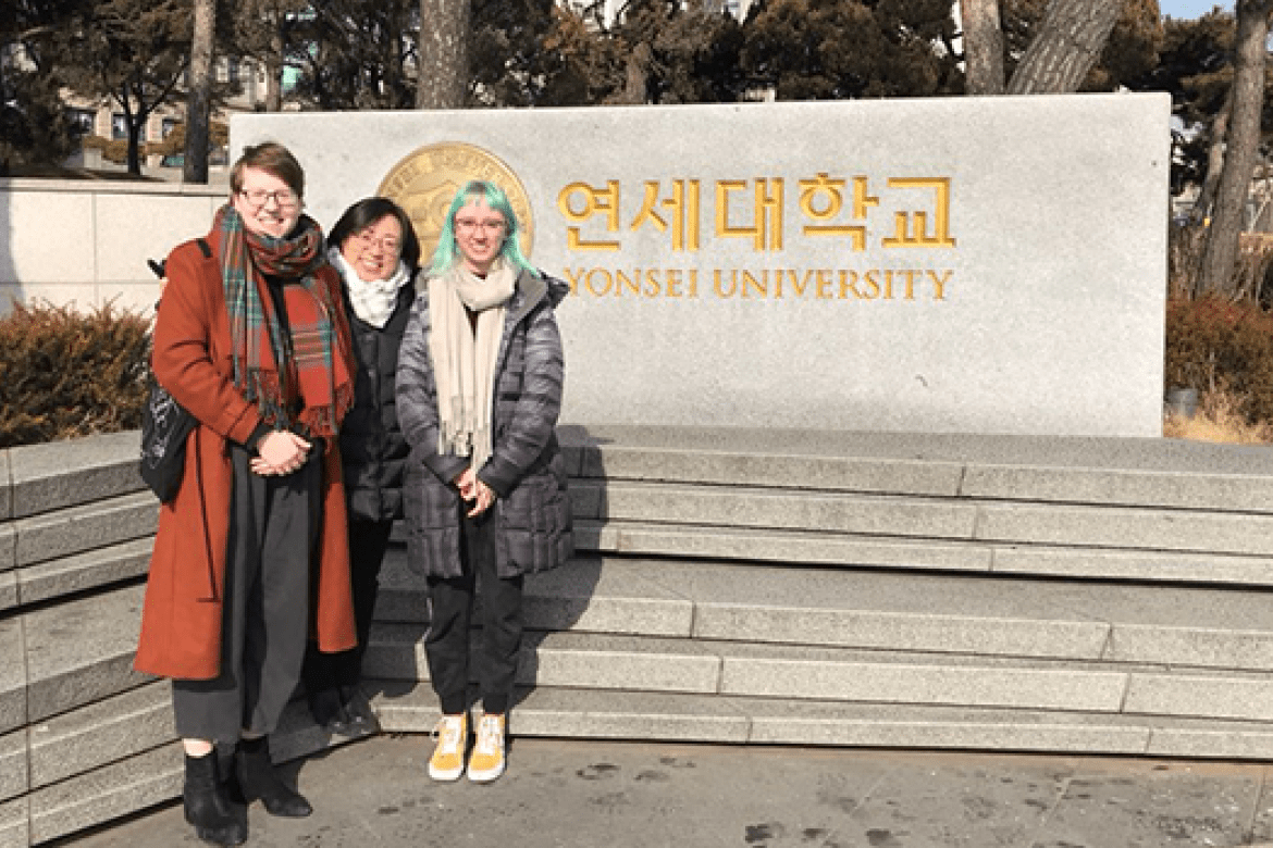 South Korea Reflections at Yonsei University