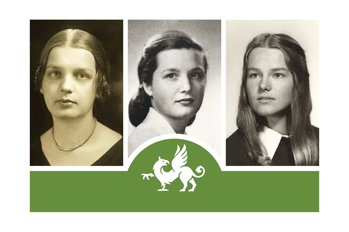 The three elder generations of Lucie Gosson-Roy's family