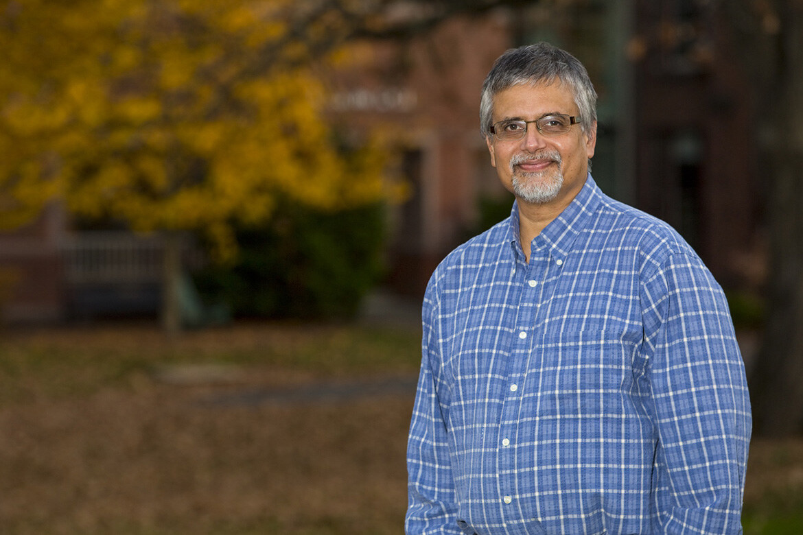 V.S. “Raghu” Raghavan, associate director of the Miller Worley Center for the Environment and director of sustainability at Mount Holyoke College. In his dual role, Raghavan serves as a bridge between the academic and operational sides of sustainability.