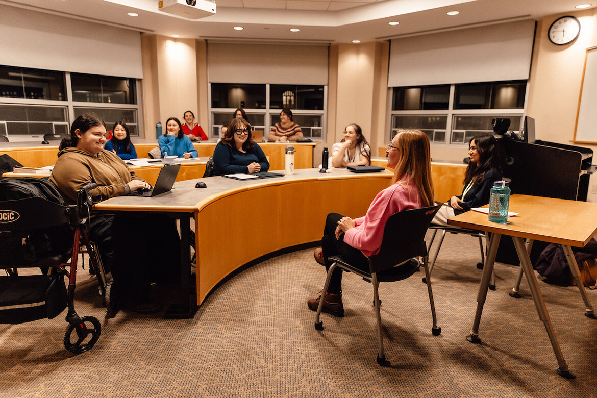 Students engage at the Mount Holyoke College Sophomore Institute in January 2026.