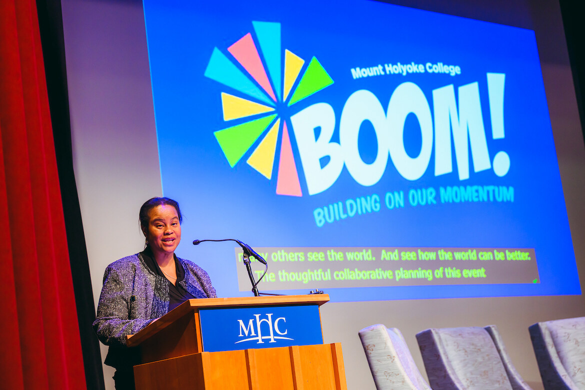 President Danielle R. Holley at the 2025 BOOM! Community Day