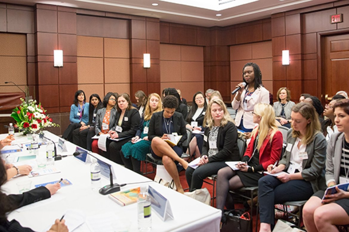 The Careers in Public Service two-day event included a panel of alumnae sharing their experiences in public service.