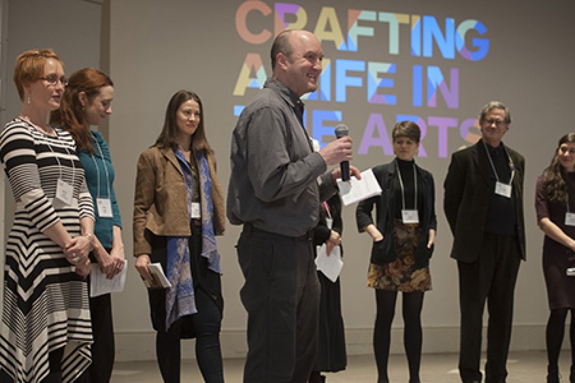 MHC faculty and alumnae shared how they built careers in the arts. Photo by Ben Barnhart.